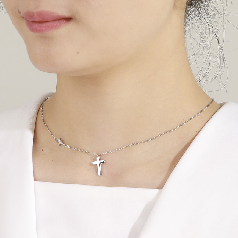 Women's Stainless Steel Cross Necklace