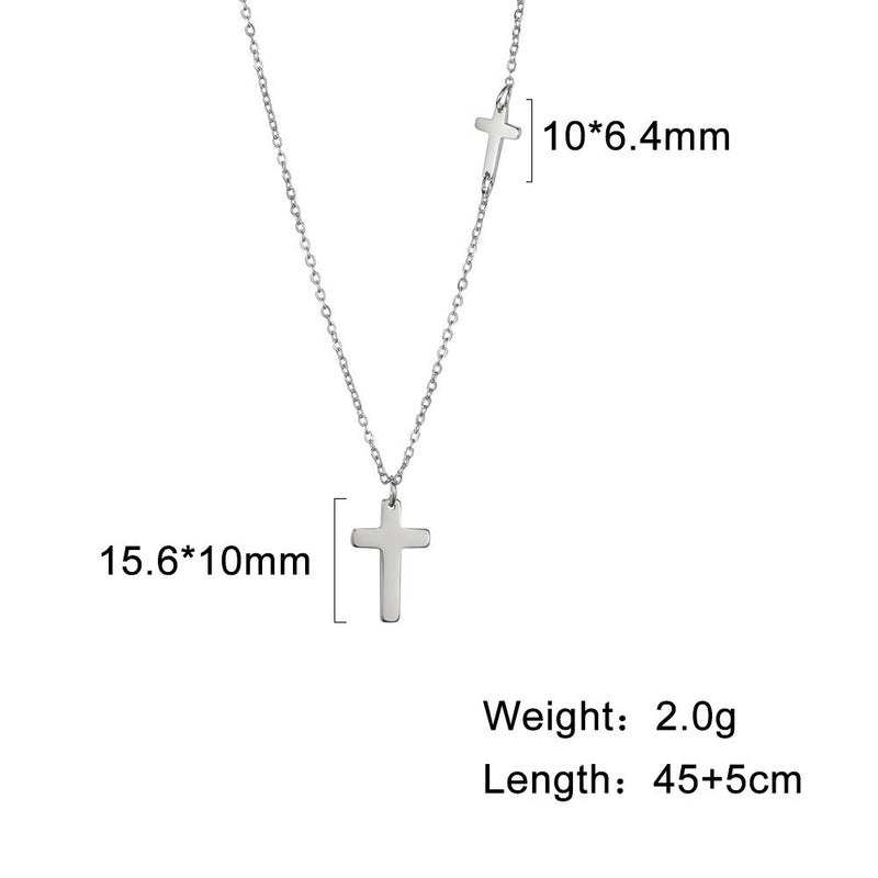 Women's Stainless Steel Cross Necklace