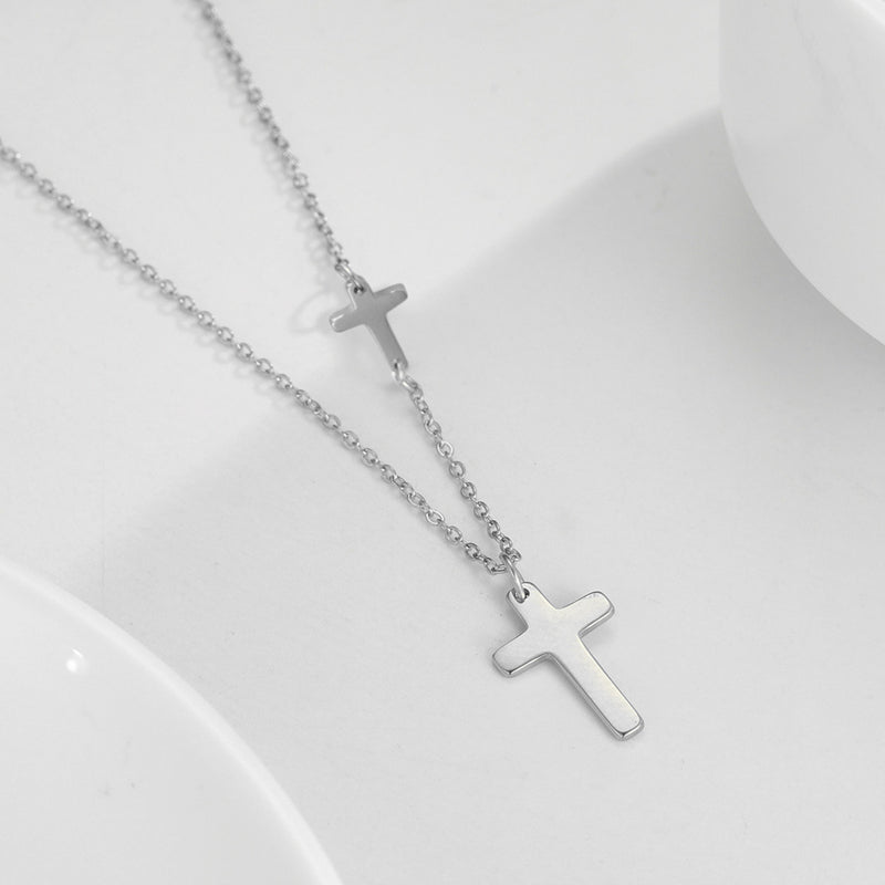 Women's Stainless Steel Cross Necklace