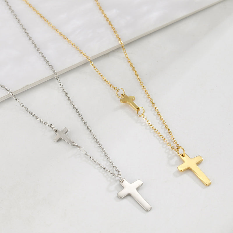 Women's Stainless Steel Cross Necklace